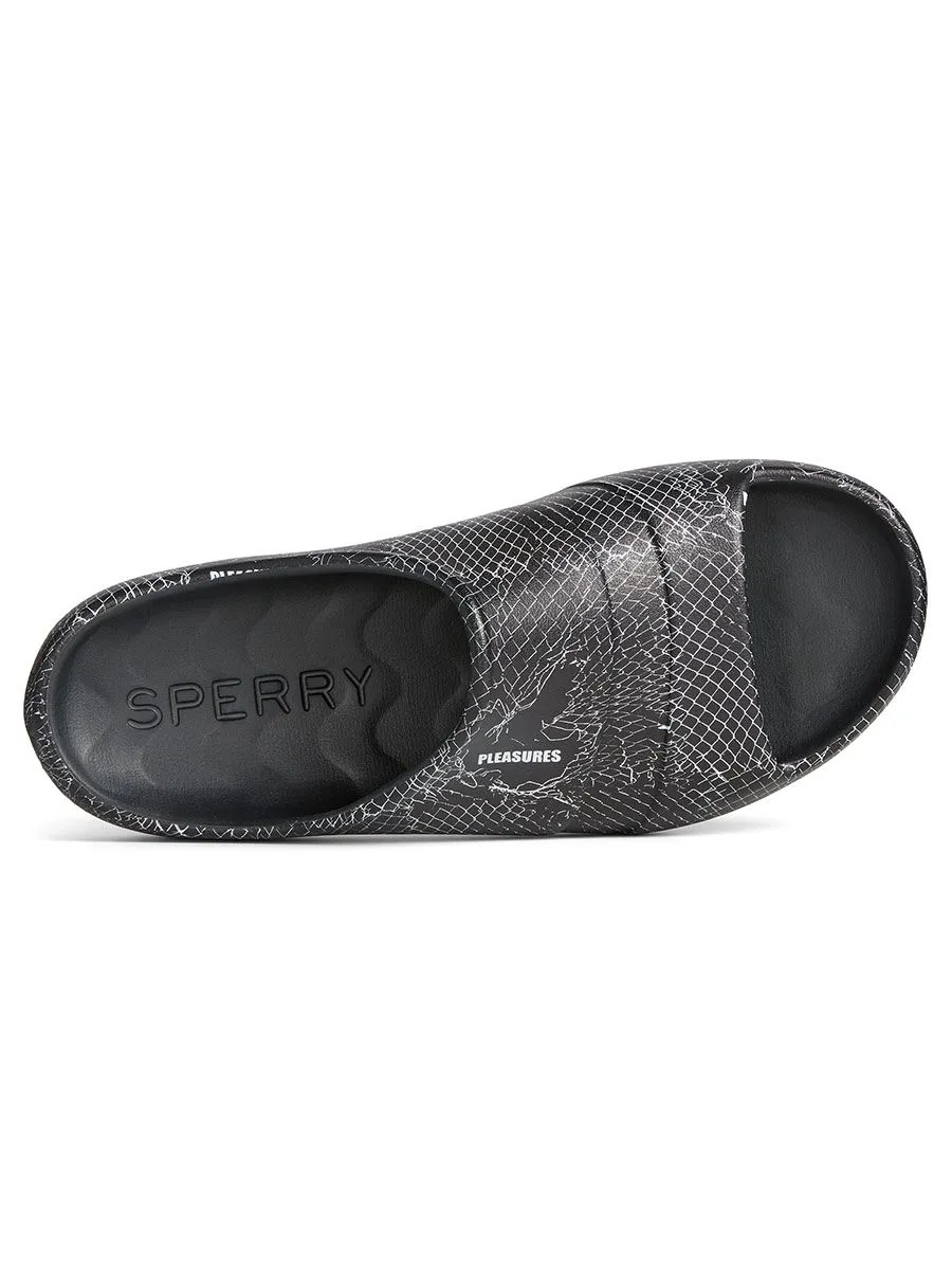 Pleasures x Sperry Float Slide - Black