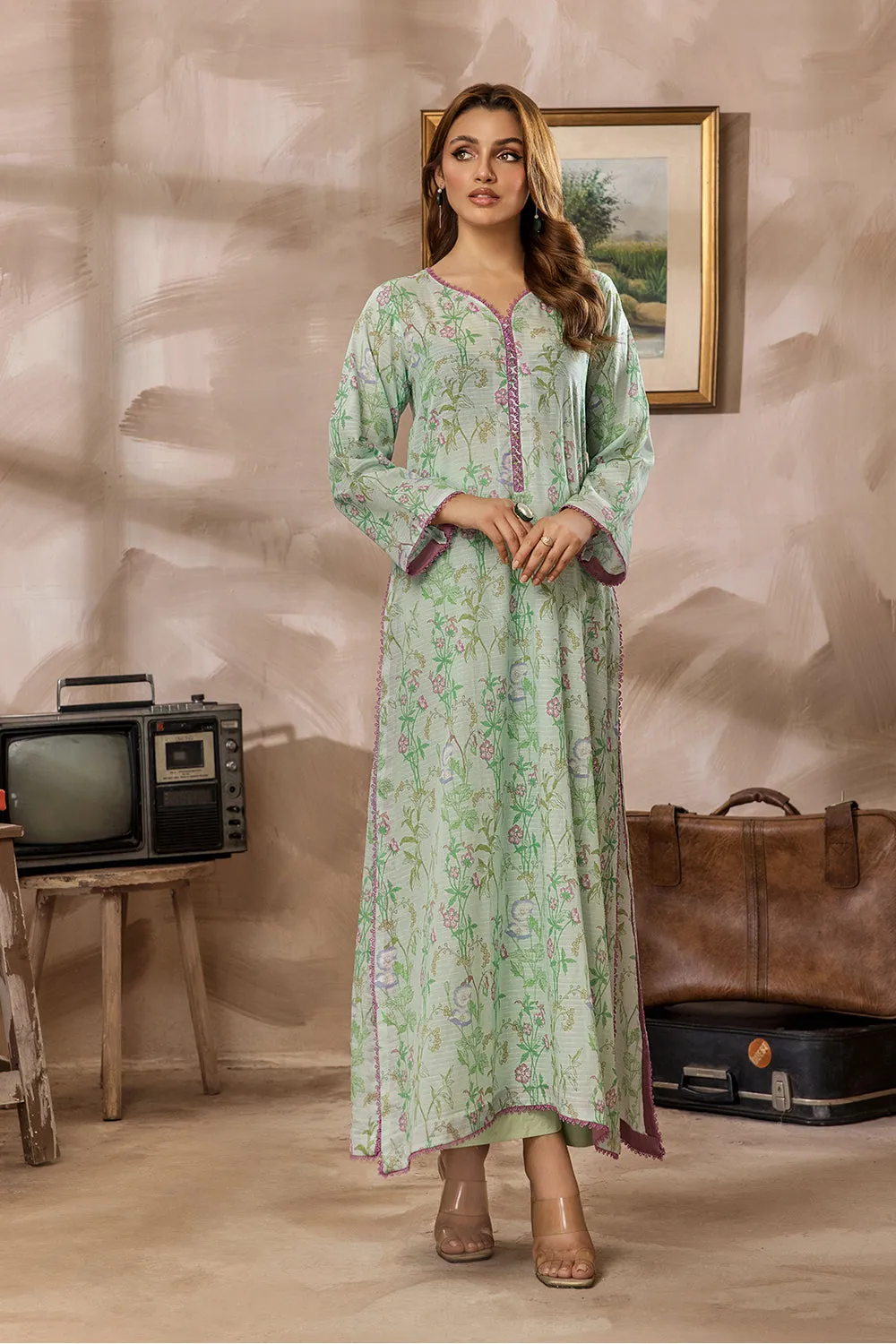 Safwa Safron Vol-03 Fine Digital Printed Lawn Unstitched 3Pc Suit SAF-23