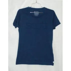 Scott Bicycles Blue Cotton/poly Women's Cut T-Shirt Size US 8-10 Pre-Owned