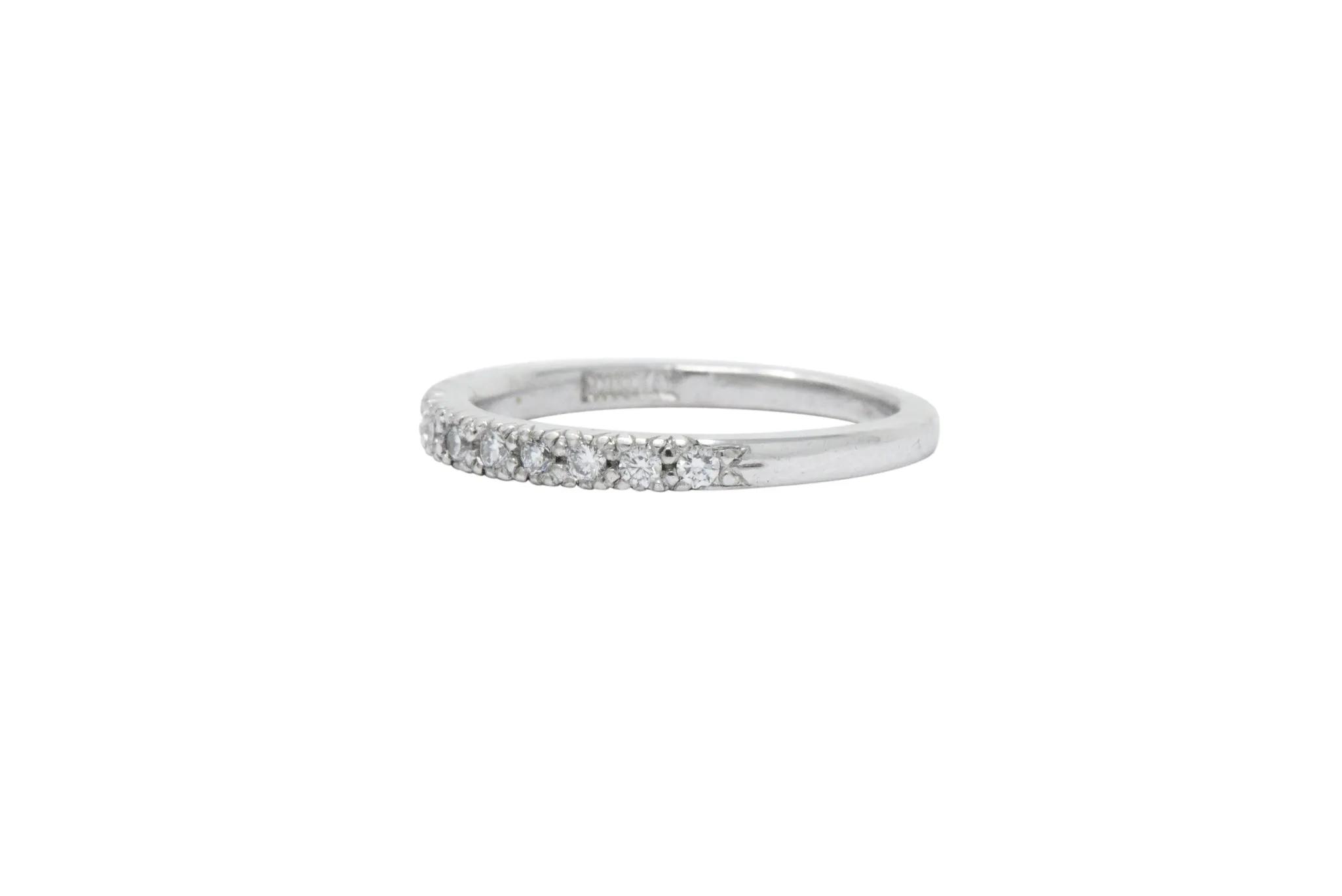 Scott Kay .25 CTW Diamond & Platinum Wedding Band Stackable Ring