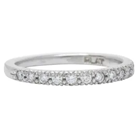 Scott Kay .25 CTW Diamond & Platinum Wedding Band Stackable Ring