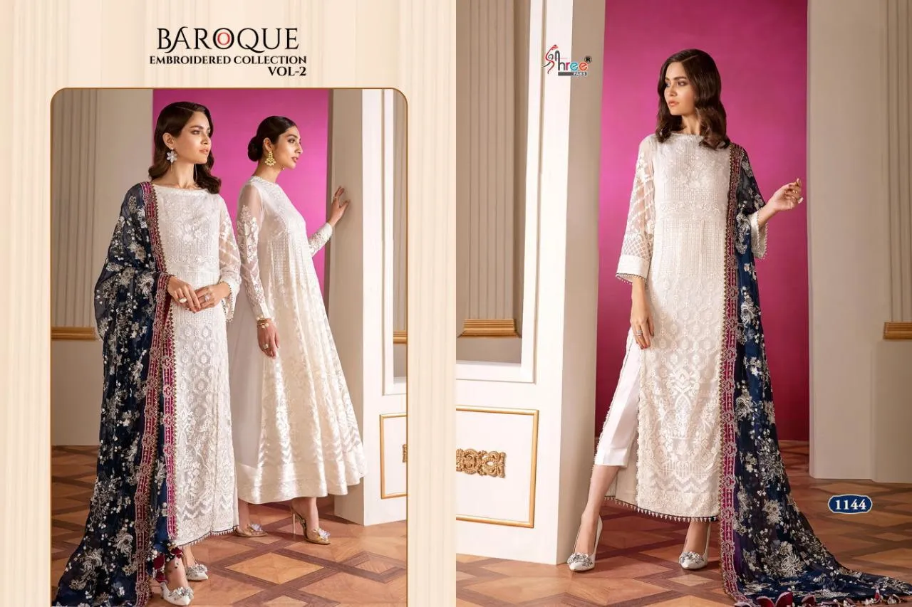 Shree Fabs Baroque Embroidered Collection Vol 3 Designer Pakistani Suit