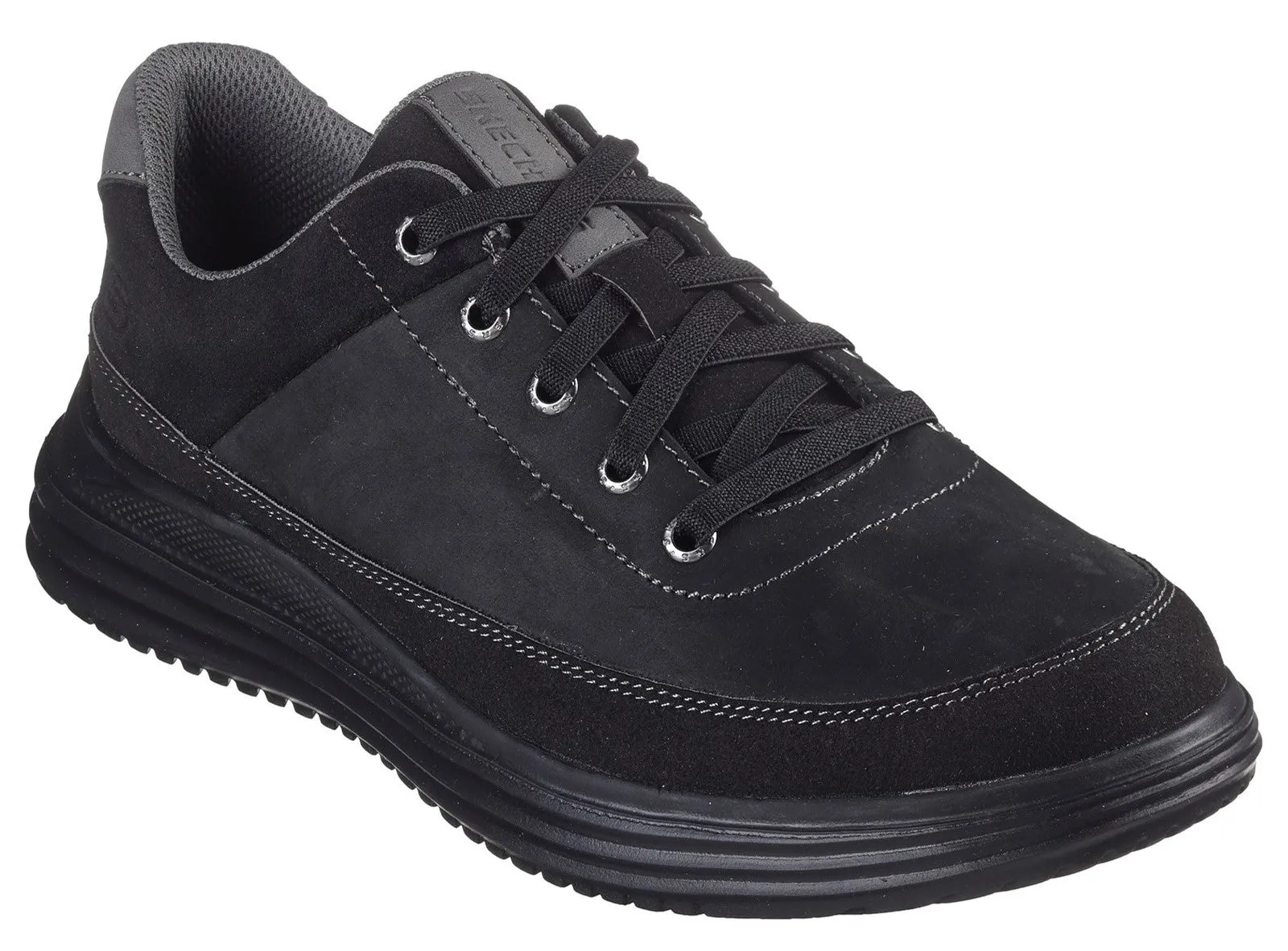 Skechers 204875 Proven Aldeno Mens Leather Lace Up Trainer