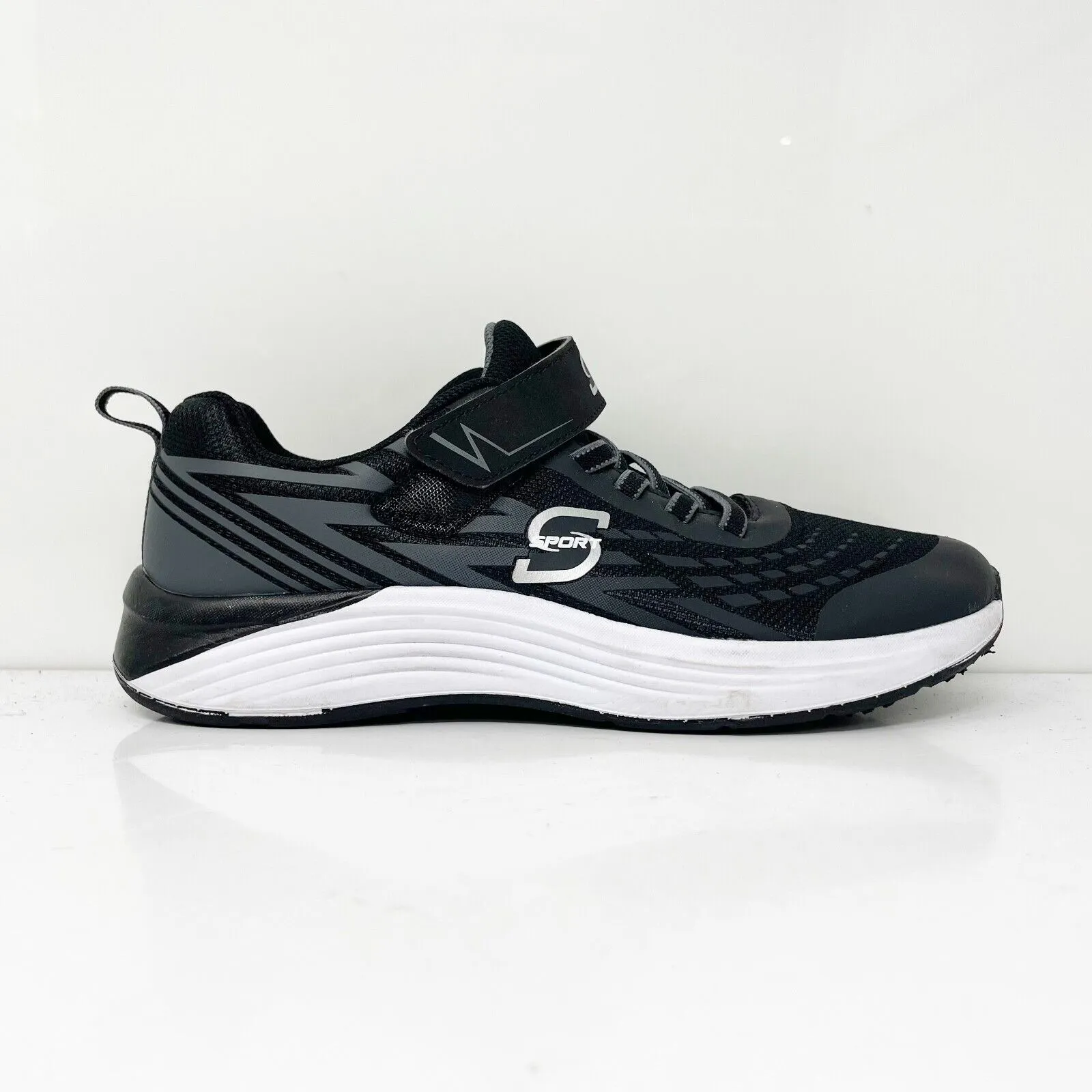 Skechers Boys S Sport F190-2 Black Running Shoes Sneakers Size 6