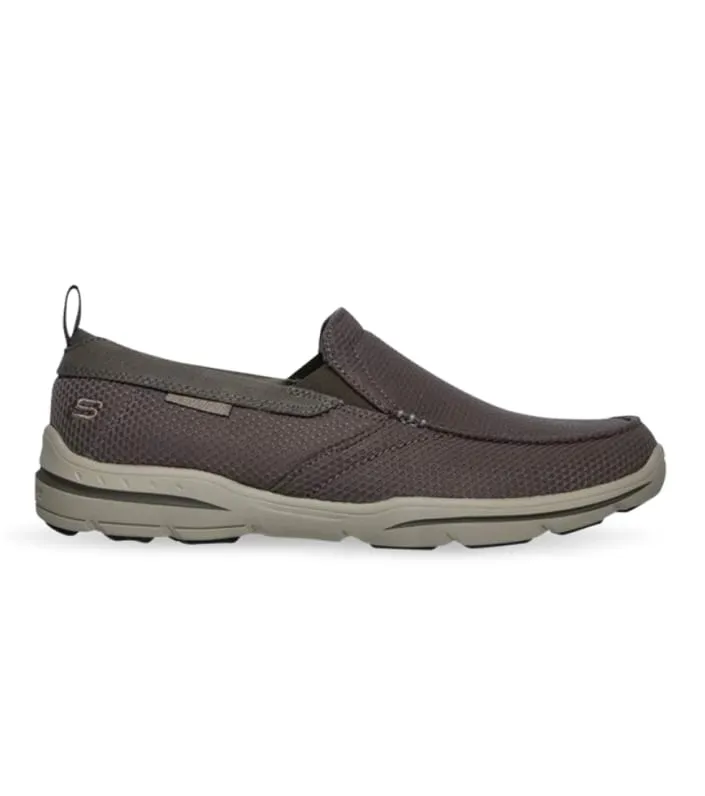 skechers harper walton mens khaki