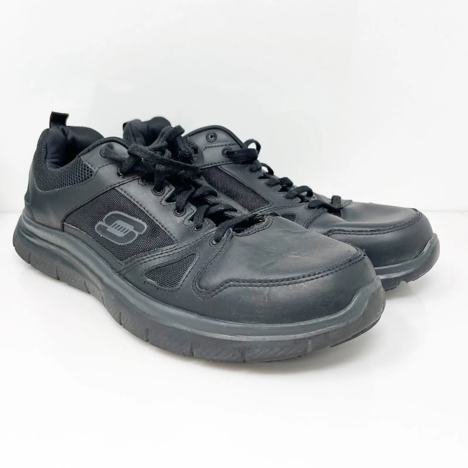 Skechers Mens Flex Advantage 77040 Black Running Shoes Sneakers Size 11