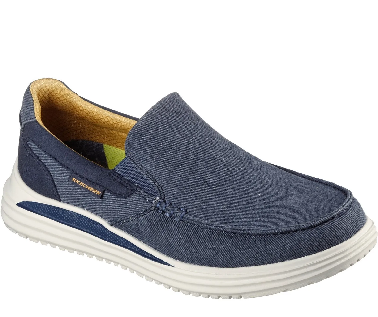 Skechers Proven Suttner 204785 Mens Slip On Canvas Shoe