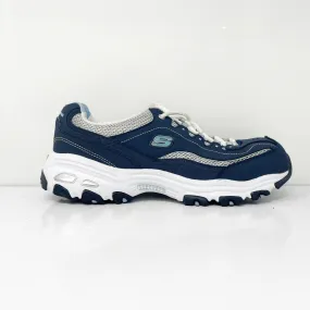 Skechers Womens D Lites 11860 Blue Casual Shoes Sneakers Size 10