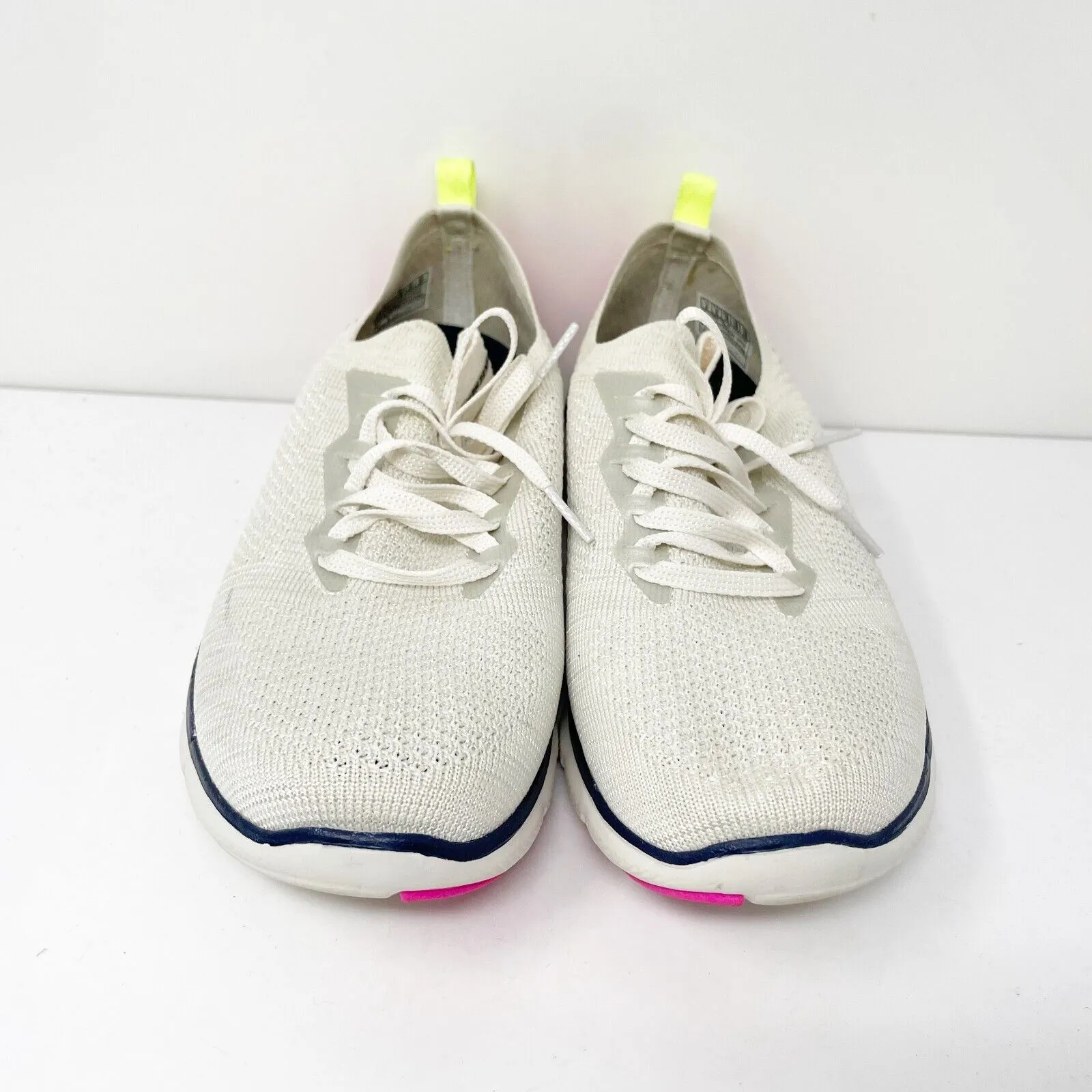 Skechers Womens Flex Appeal 2.0 12885 White Running Shoes Sneakers Size 9