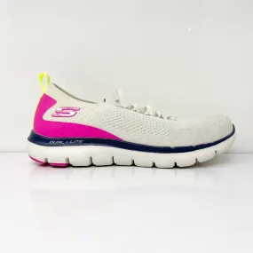 Skechers Womens Flex Appeal 2.0 12885 White Running Shoes Sneakers Size 9