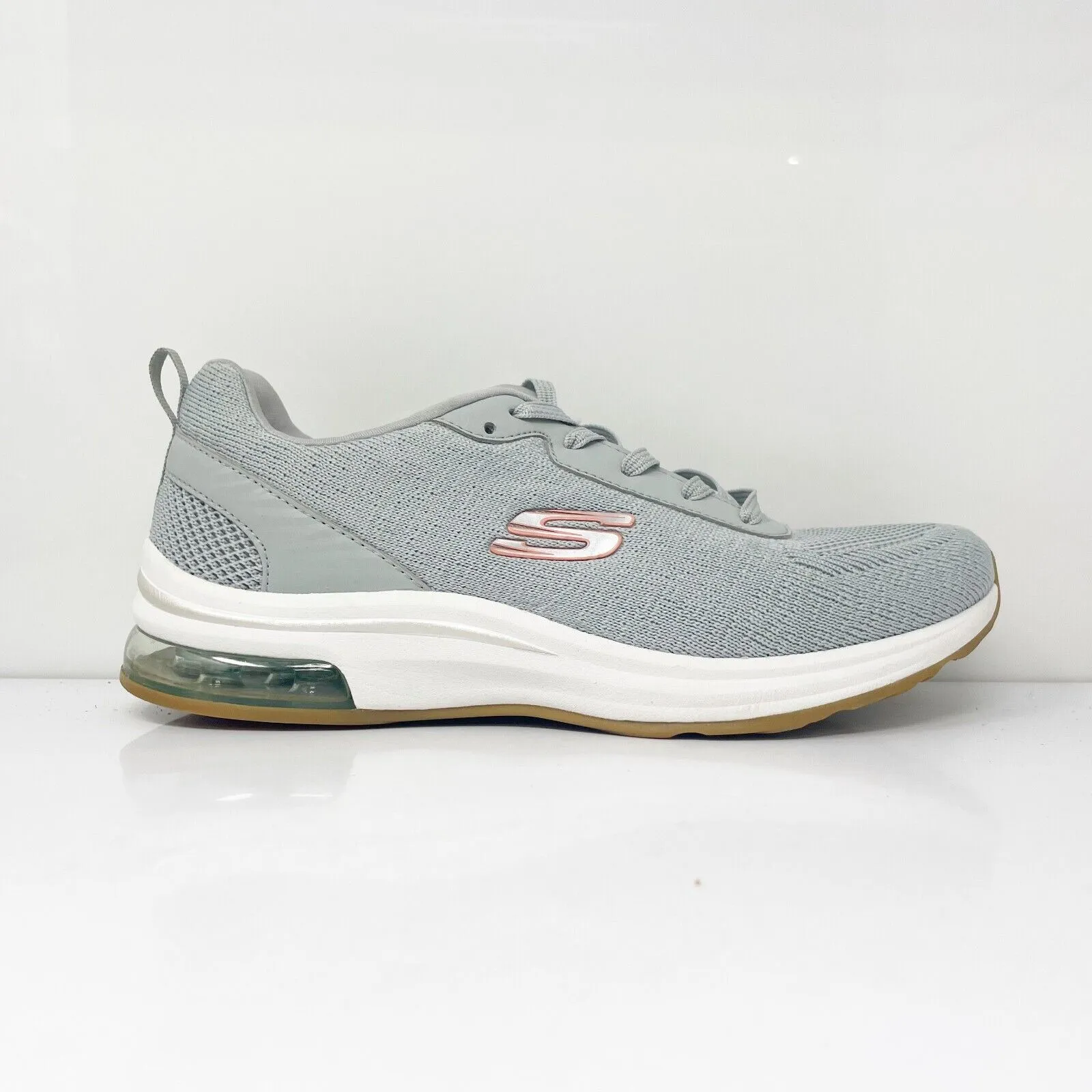 Skechers Womens Memory Foam 12564TX Gray Running Shoes Sneakers Size 9.5