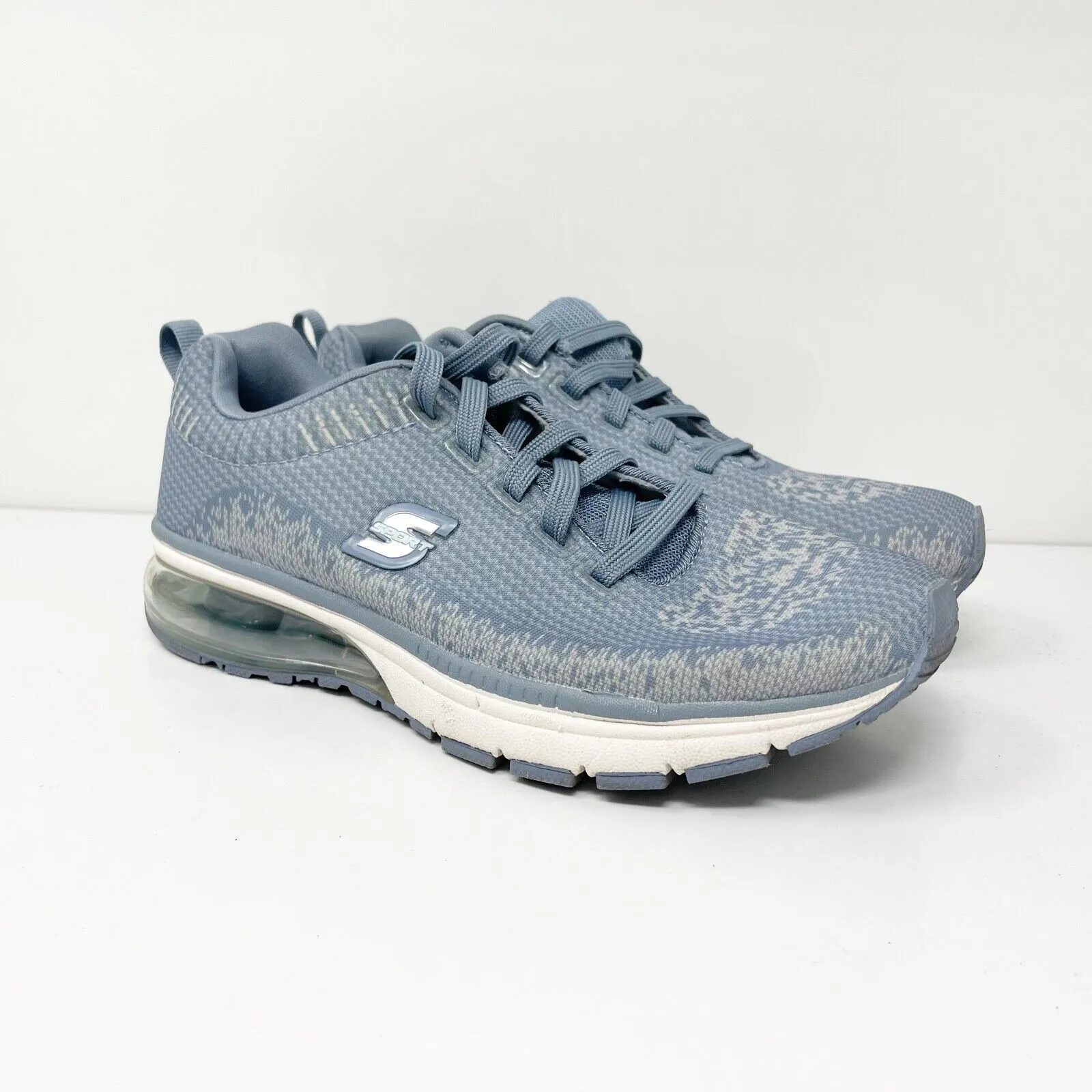 Skechers Womens S Sports F132-2 Blue Running Shoes Sneakers Size 7.5