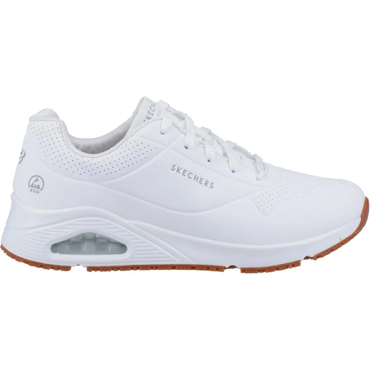 Skechers Workwear Work Relaxed Fit: Uno SR Safety Shoe White