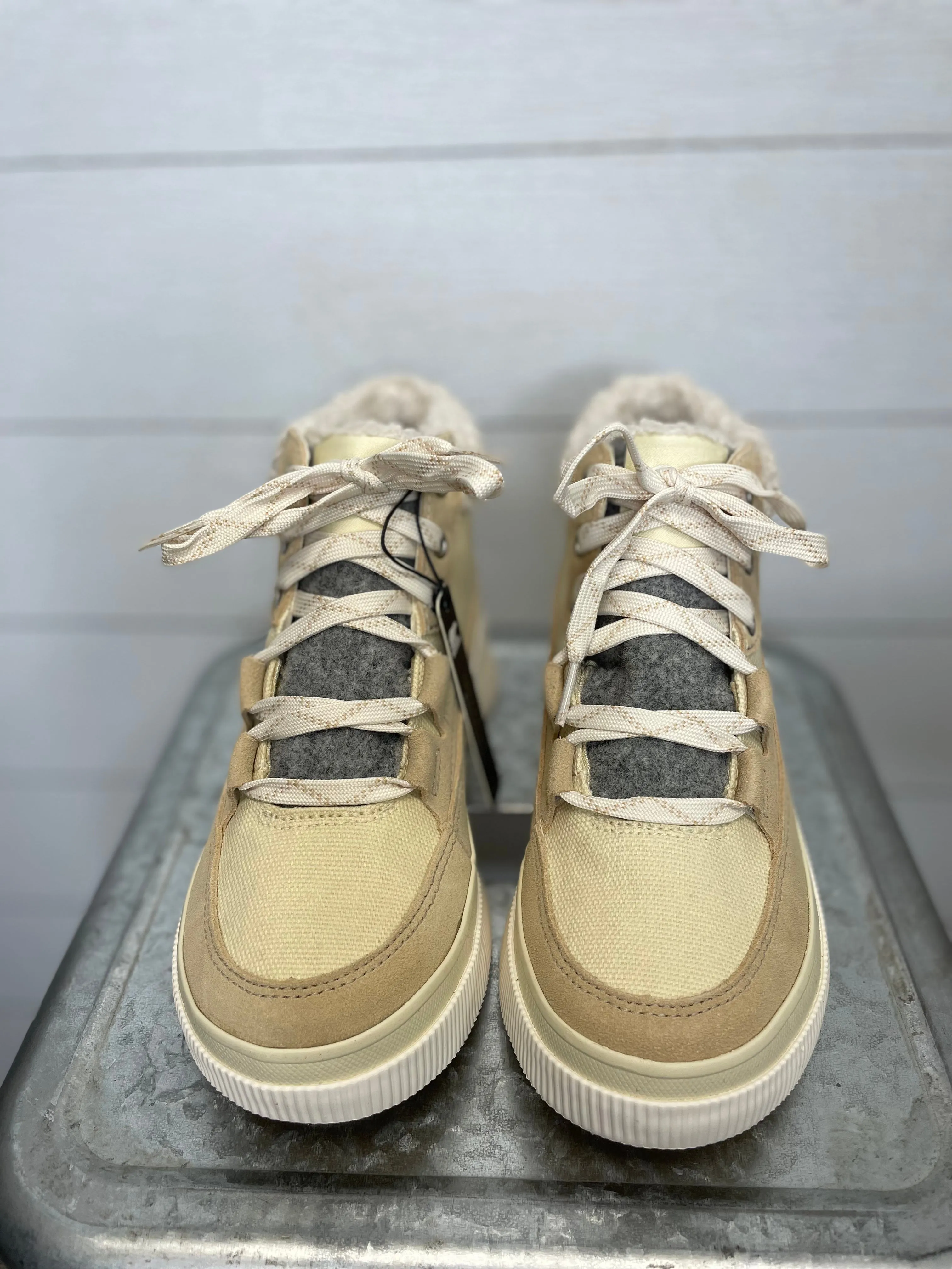 Sorel | Out N About Mid Sneaker | Honey White