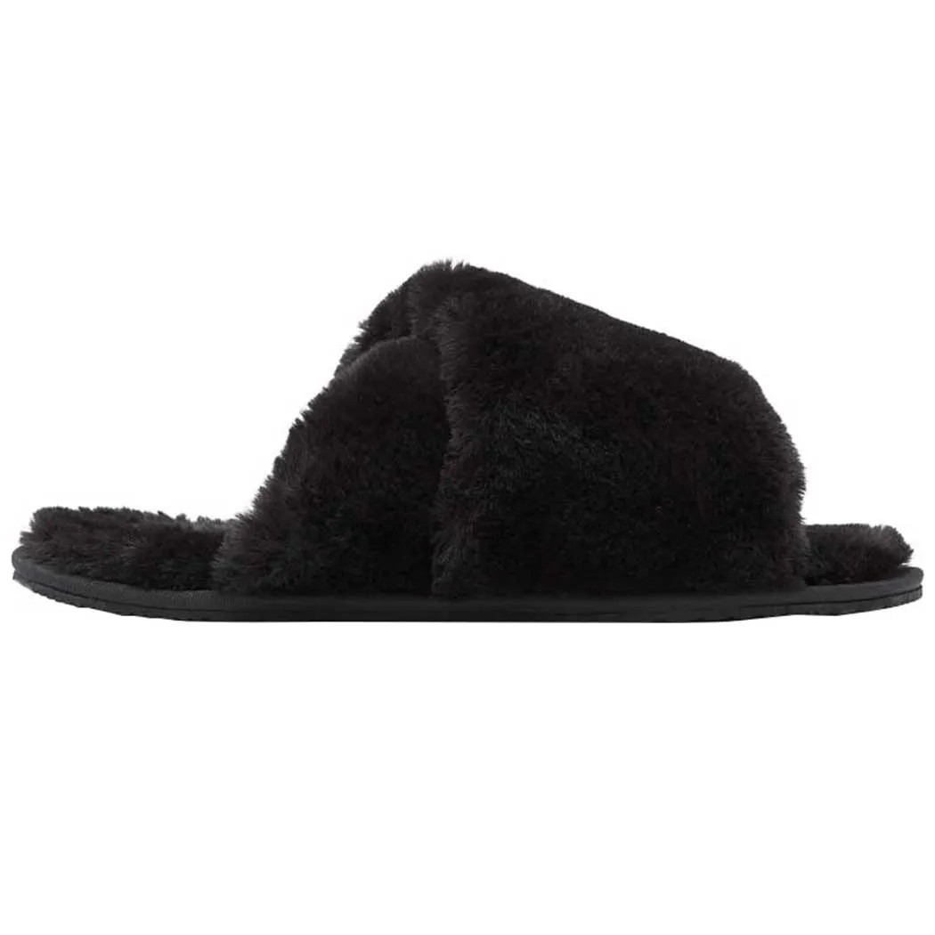 Sorel Go- Mail Run Slipper Black (Women's)