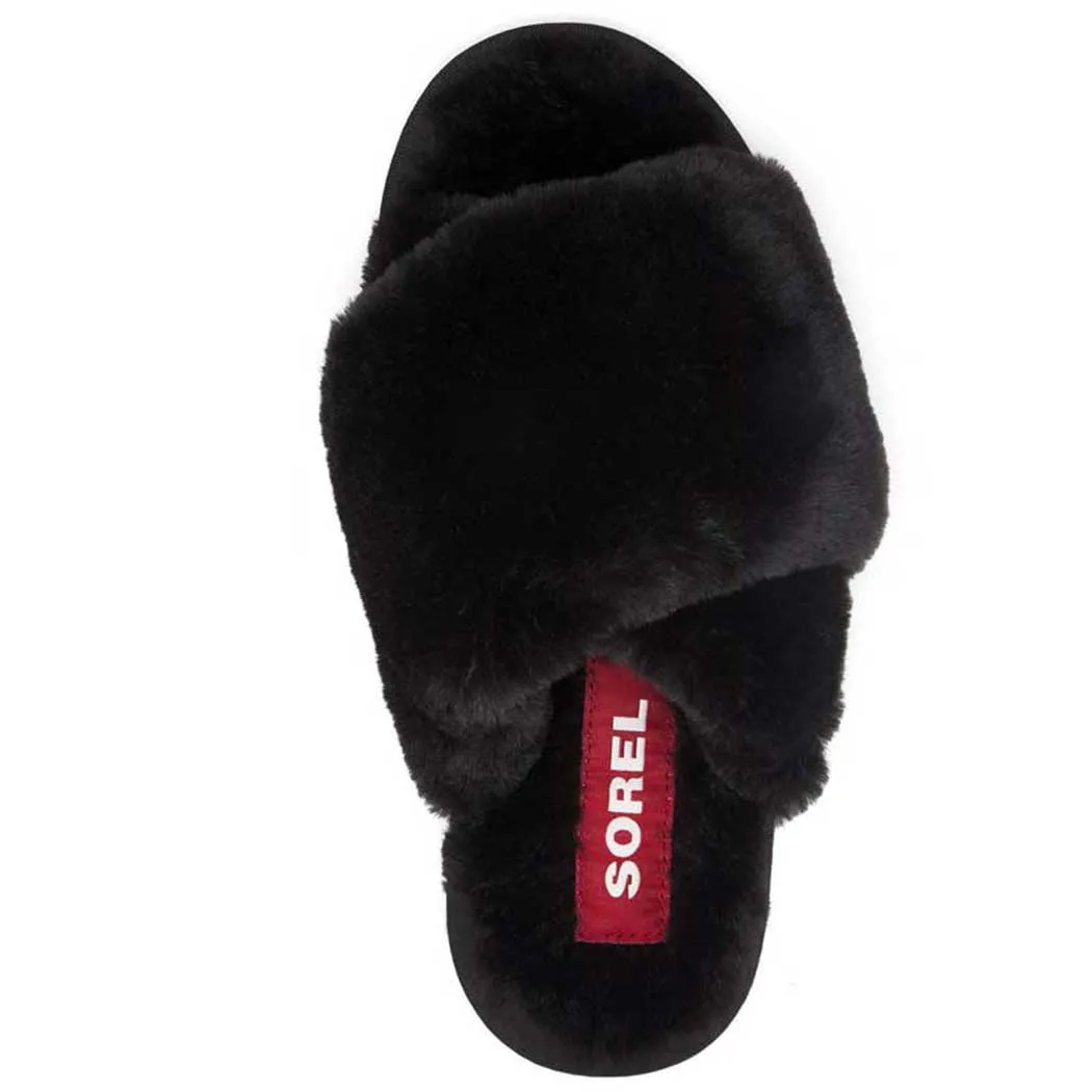 Sorel Go- Mail Run Slipper Black (Women's)