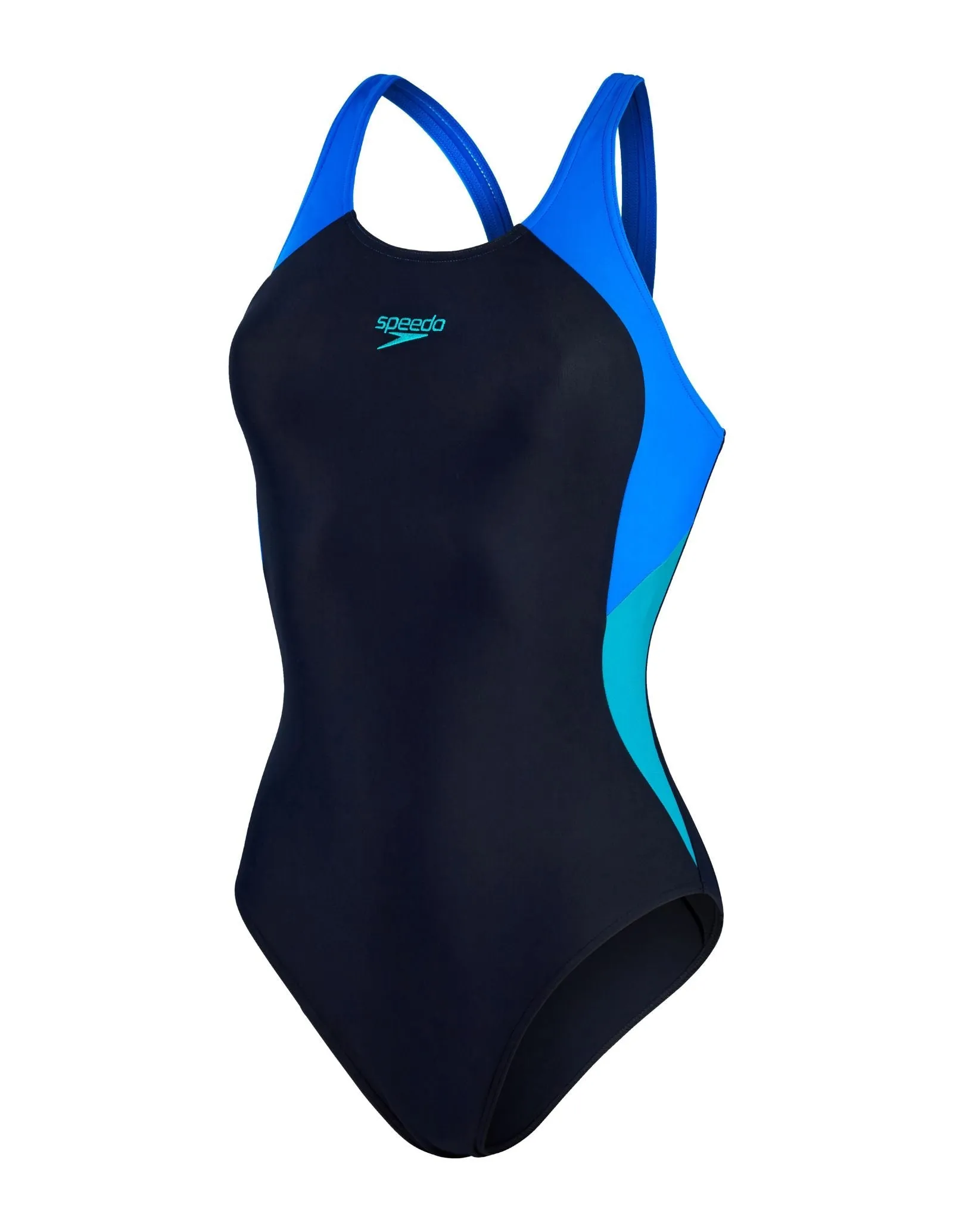 Speedo Colourblock Splice Muscleback - Navy/Blue