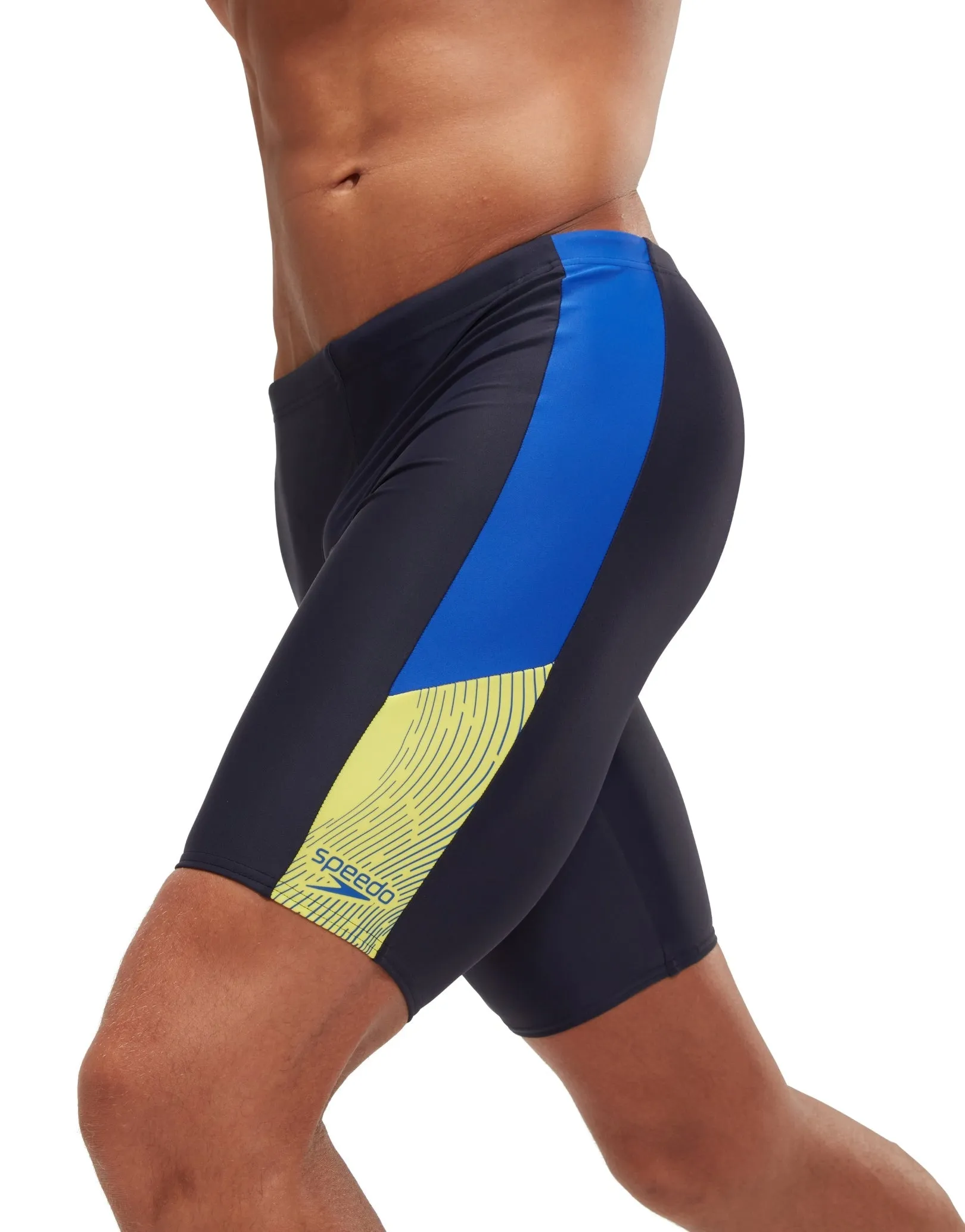 Speedo Dive Splice Swim Jammer - Navy/Blue