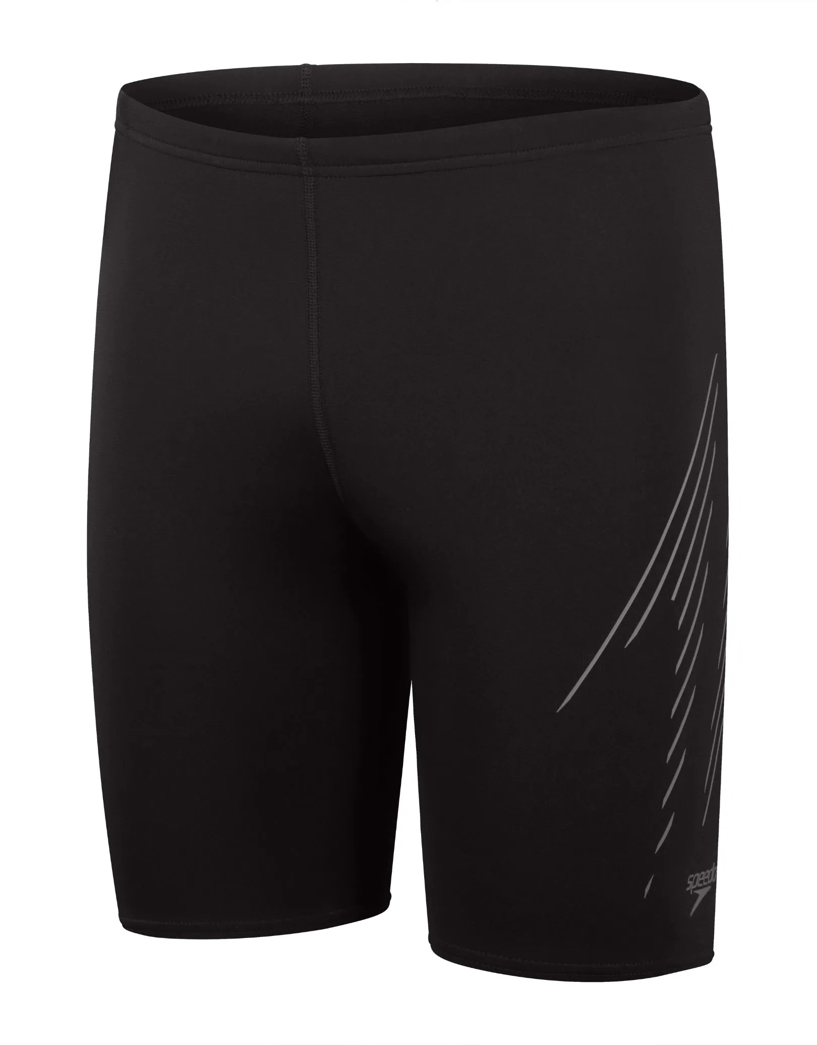 Speedo Hyperboom Placement Swim Jammers - Black/Grey