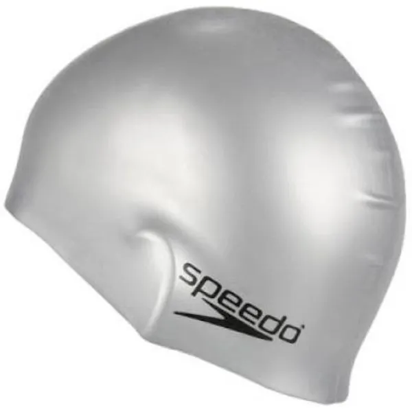 SPEEDO - Plain Moulded Silicone Swim Cap - Adult