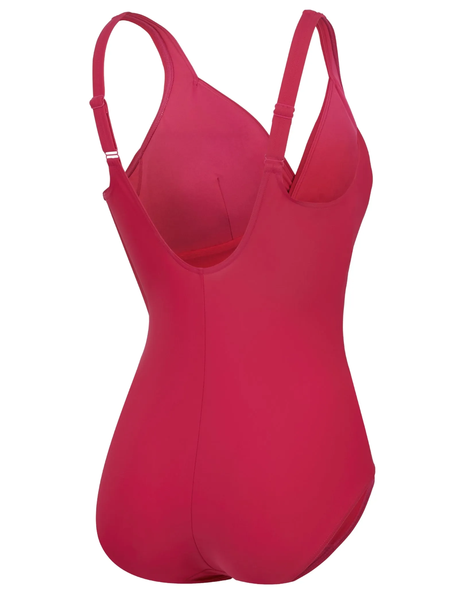 Speedo Shaping Cross Knot Swimsuit - Magenta