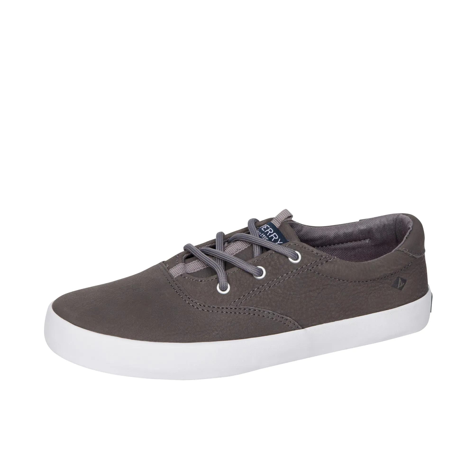 Sperry Kids Childrens Spinnaker Washable Grey Leather