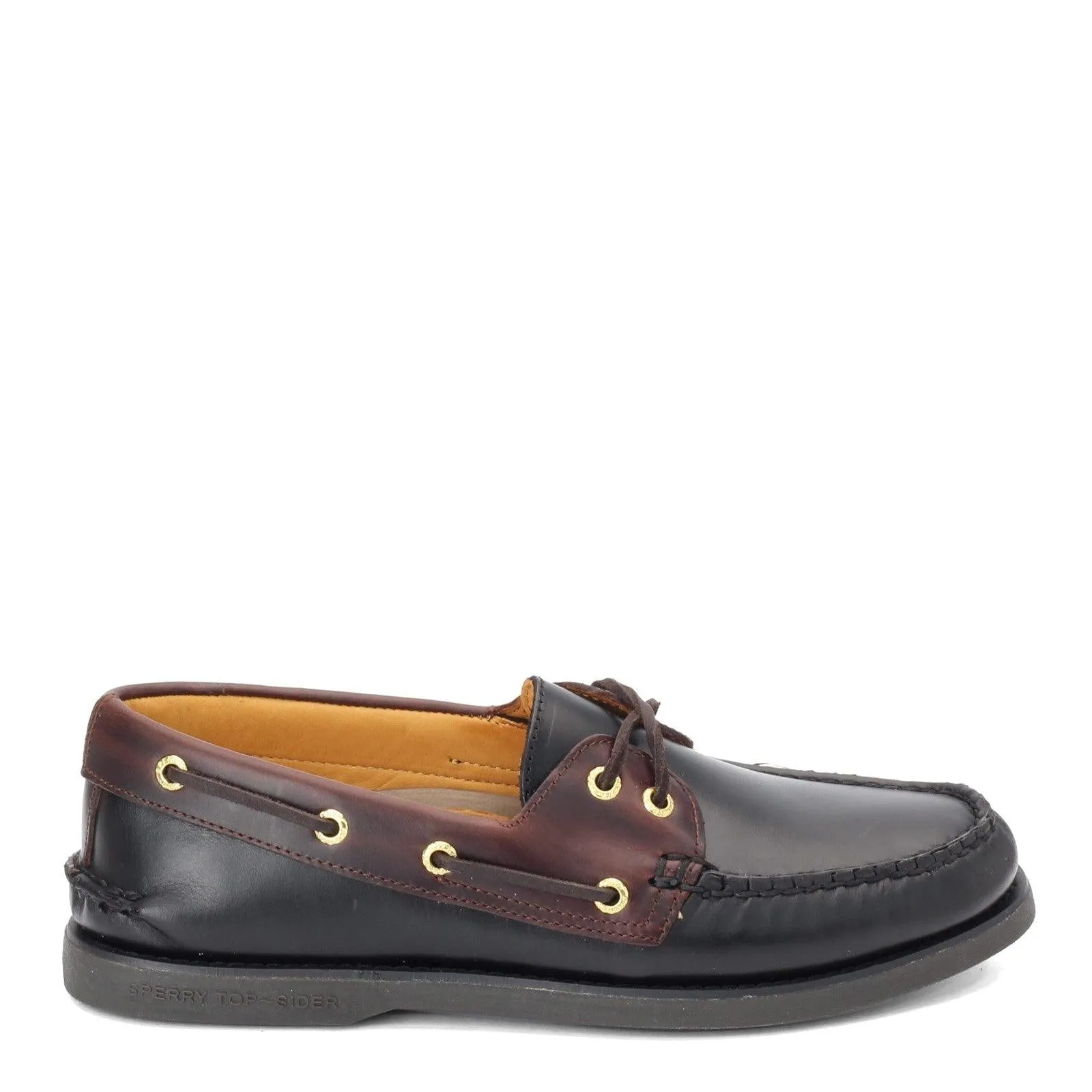 Sperry - Men's Gold A/O 2-Eye - Black/Amaretto