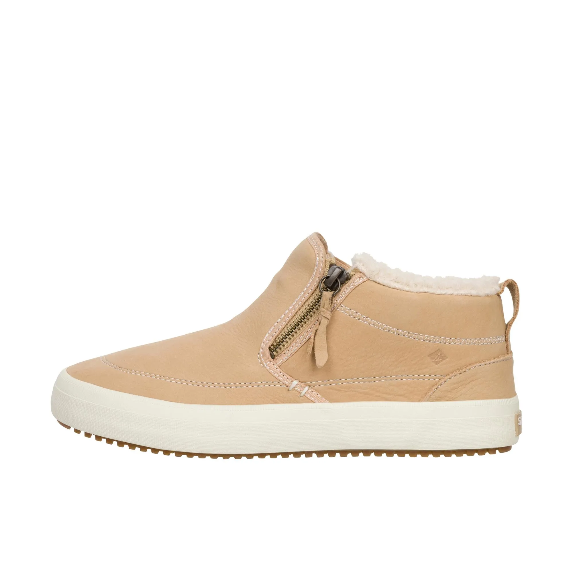 Sperry Womens Crest Lug Side Zip Khaki