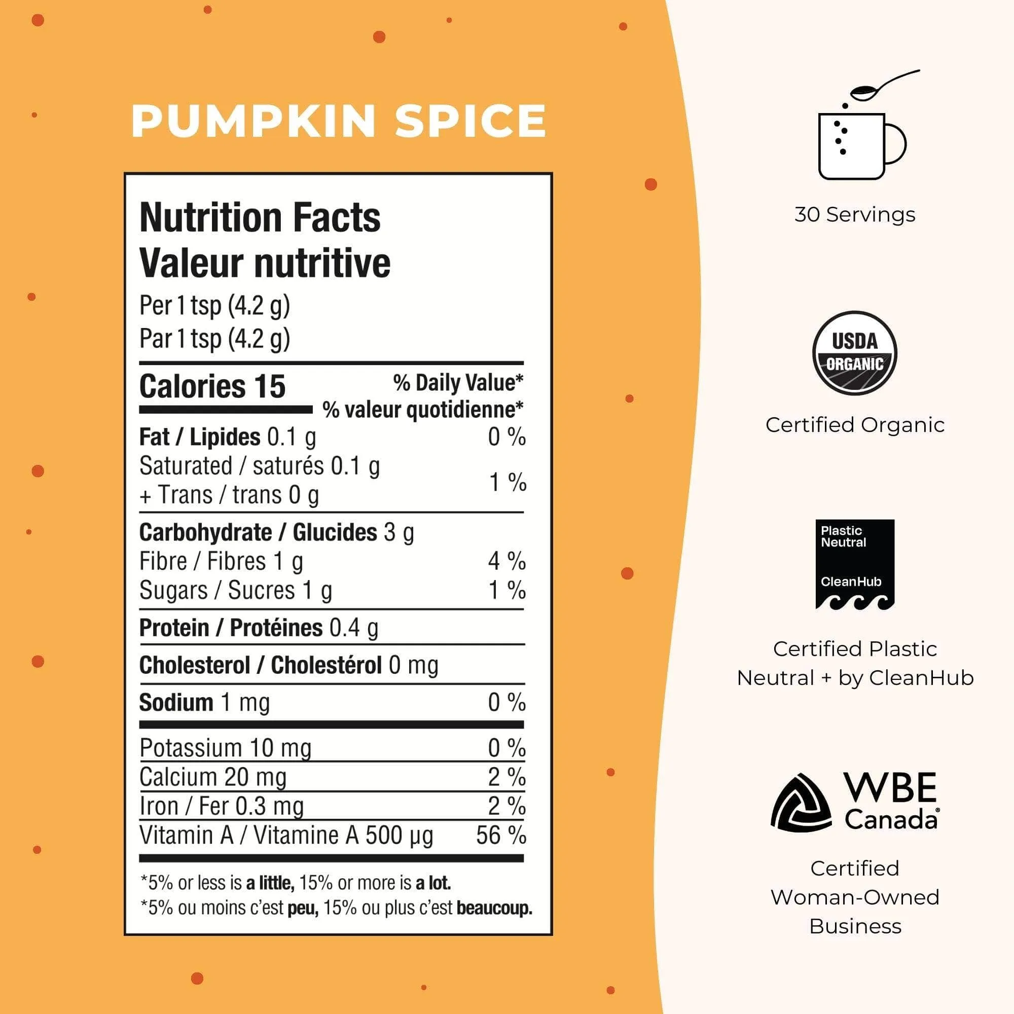 Superfood Latte Powder, Pumpkin Spice