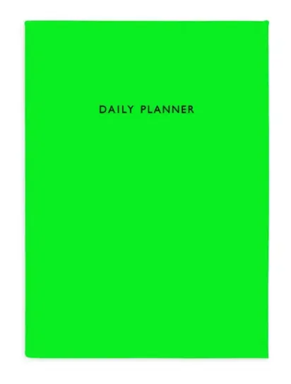 Un-Dated Neon Green Planner