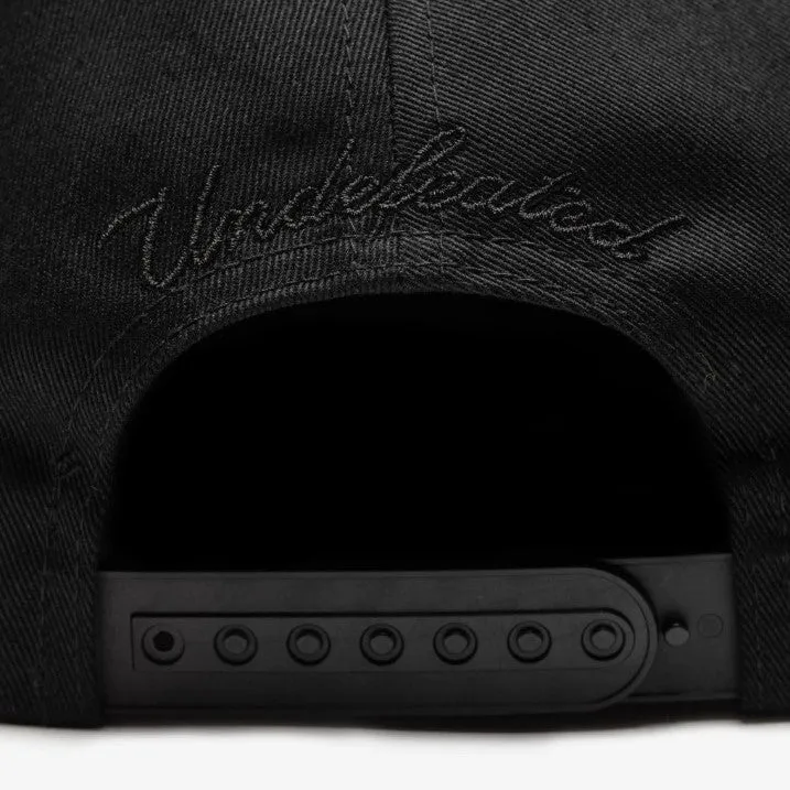 Undefeated Chenille Logo Snapback Black