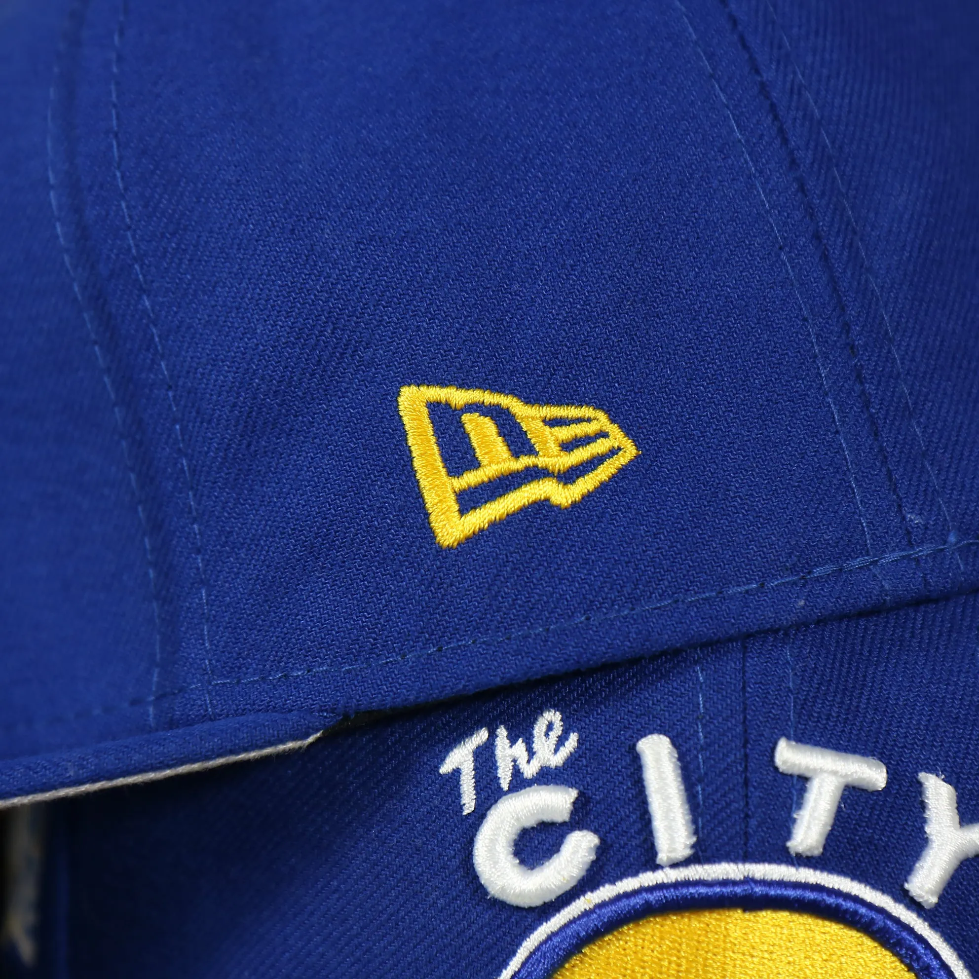 Warriors Fitted Cap | Golden State Warriors Patch Hat | Side patch tribute turn Warriors 59Fifty Fitted Cap