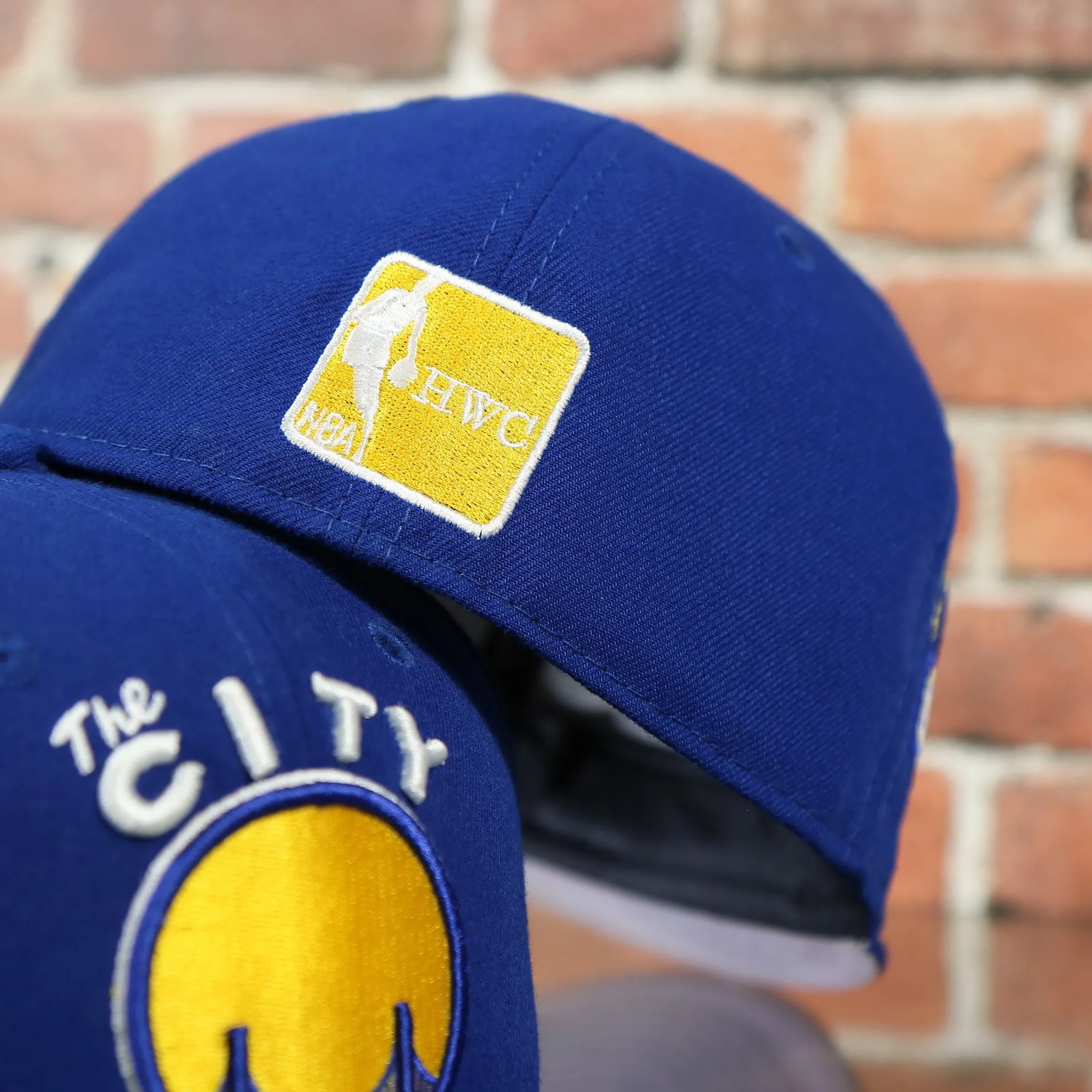 Warriors Fitted Cap | Golden State Warriors Patch Hat | Side patch tribute turn Warriors 59Fifty Fitted Cap