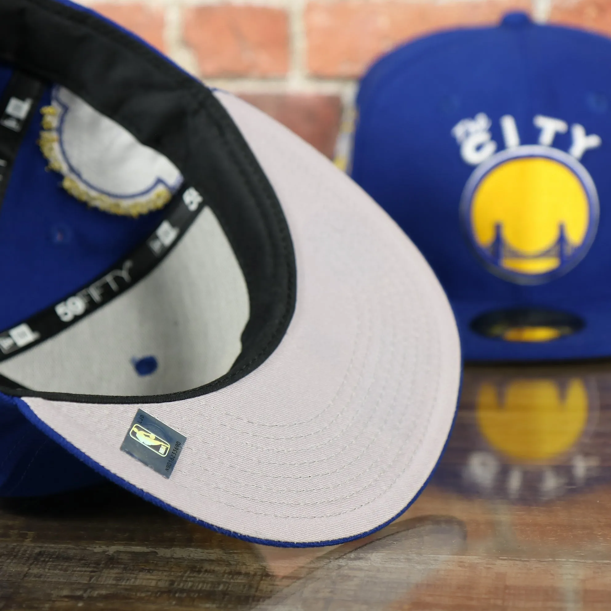 Warriors Fitted Cap | Golden State Warriors Patch Hat | Side patch tribute turn Warriors 59Fifty Fitted Cap