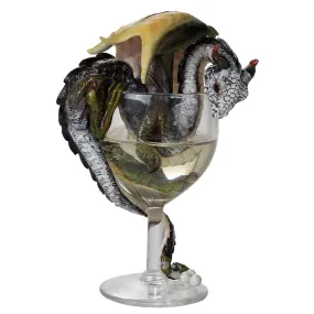 White Wine Dragon Figurine