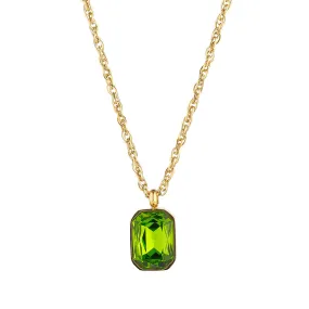 Zaria Erinite Green Pendant- Knight & Day Jewellery